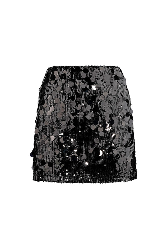 Festival must have glitter rok - Zwart