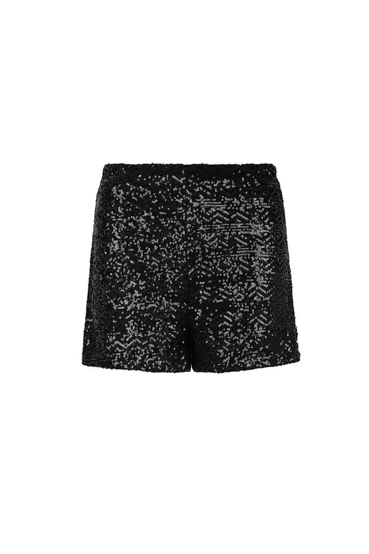 Short glitter - Zwart